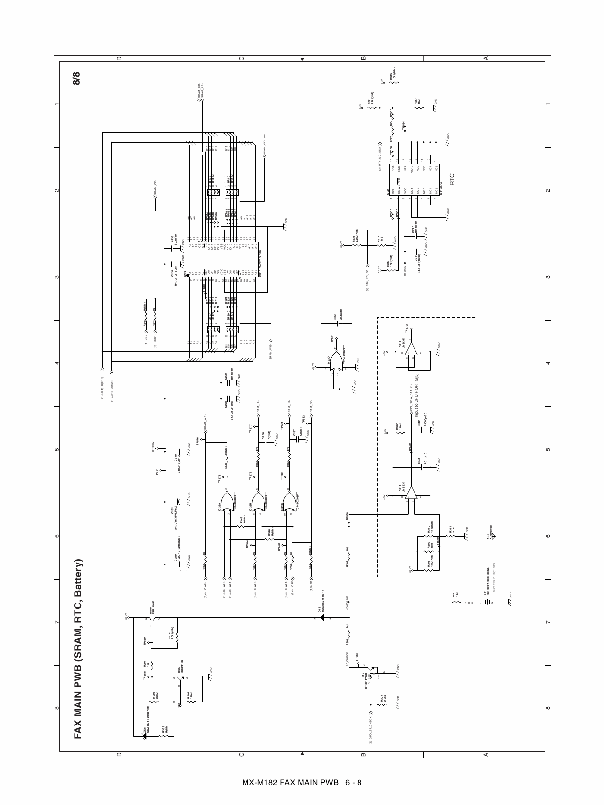 SHARP MX M182 182D 202D 232D ARN182G N182FG Circuit Diagrams-6